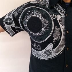善工房×Ubatamaコラボシャツ（東京絵皿） 2枚目の画像