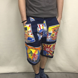 和柄ショートパンツ（大漁旗柄） 1枚目の画像