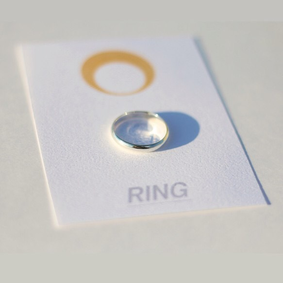 鏡の指輪 【シルバー】刻印可能 4枚目の画像