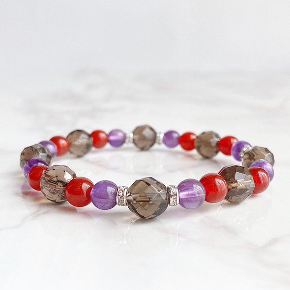 スモーキークォーツ瑪瑙