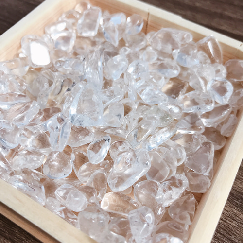か★セール特選セット★水晶三色計900g【天然石✴︎水晶さざれセット】プレ付♡ なお様❤️浄化セット 天然木器＋天然石水晶さざれ石 100g