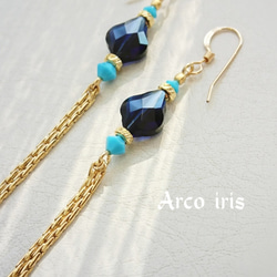 ソフトバンクホークス鷹の祭典カラーのピアス ピアス（フック