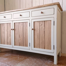 シャビーキャビネットB チェスト・キャビネット 森と空. 通販