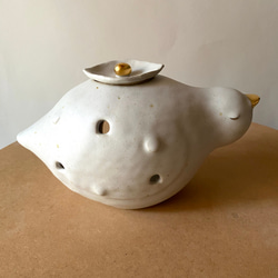 鳥茶香炉【茶香炉】【アロマポット】 3枚目の画像