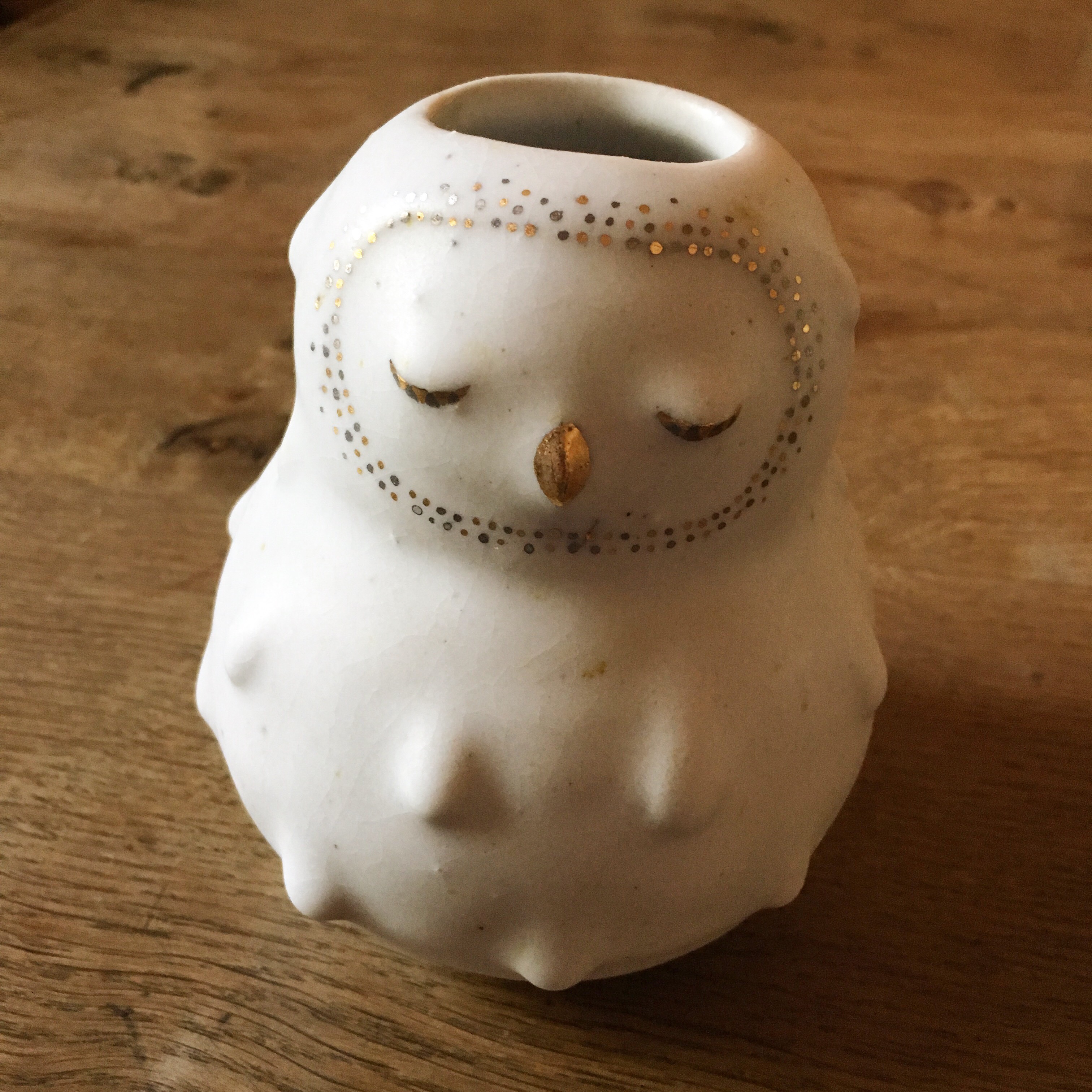 ふくろう花入れ