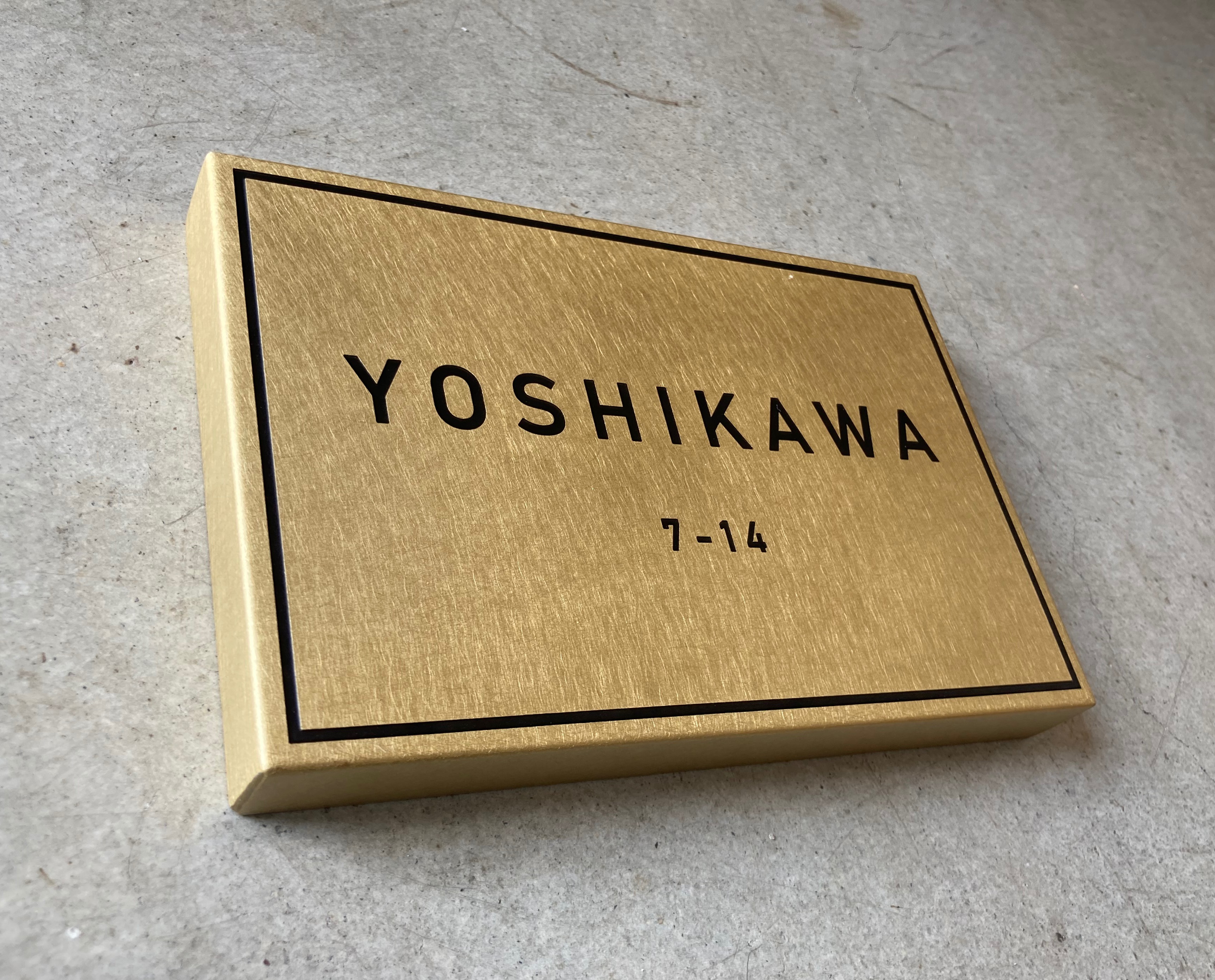 真鍮 表札 バイブレーション加工