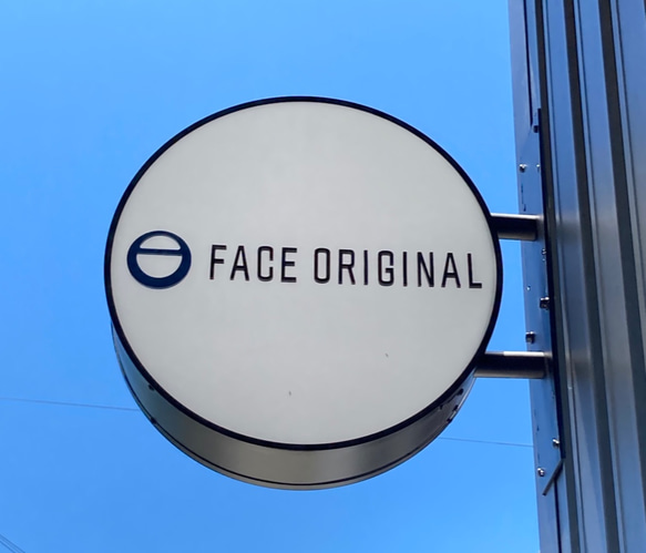 【SALE】mikihouse ミキハウス 内照式サイン 看板 突き出し丸型サイン LED内照式 表札・ネームプレート FACE ORIGINAL