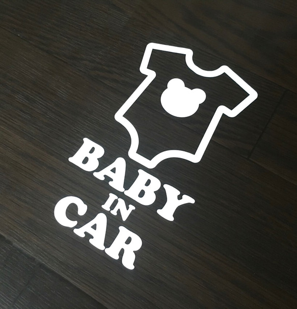 [送料無料]ベビーズベアー ステッカー BABY IN CAR 1枚目の画像