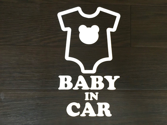 [送料無料]ベビーズベアー ステッカー BABY IN CAR 2枚目の画像