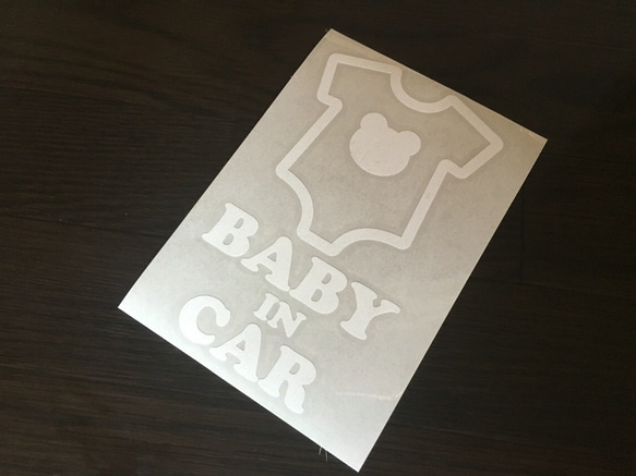 [送料無料]ベビーズベアー ステッカー BABY IN CAR 3枚目の画像