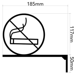 NO SMOKING 禁煙サイン 6枚目の画像