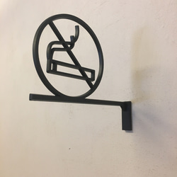 NO SMOKING 禁煙サイン 7枚目の画像