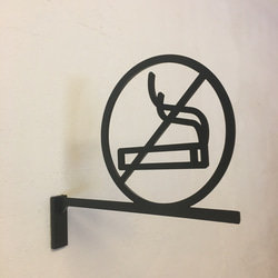 NO SMOKING 禁煙サイン 9枚目の画像