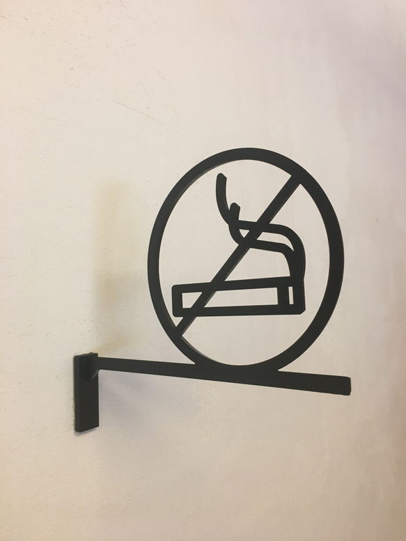 NO SMOKING 禁煙サイン 9枚目の画像