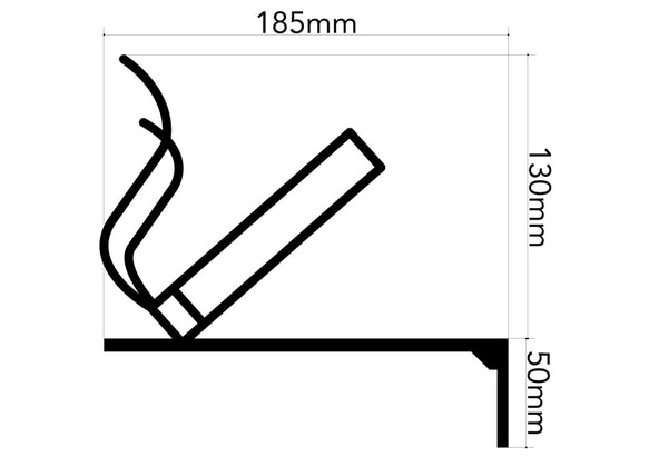 SMOKING 喫煙サイン 6枚目の画像