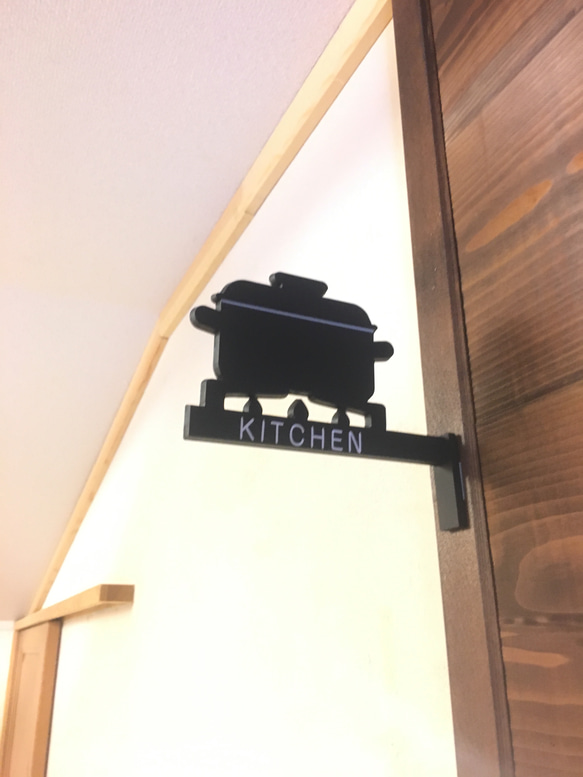 キッチンサイン 鍋型ピクトタイプ 2枚目の画像