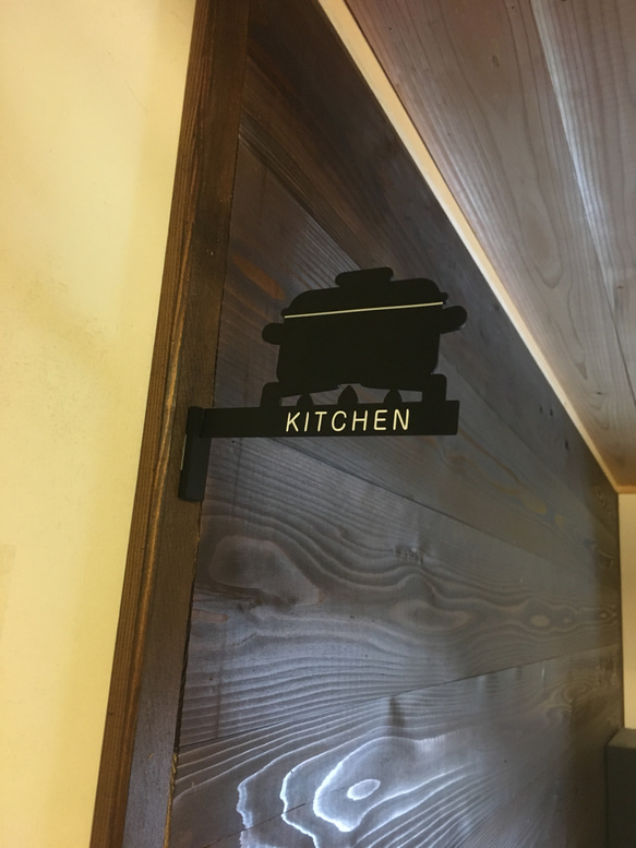 キッチンサイン 鍋型ピクトタイプ 5枚目の画像