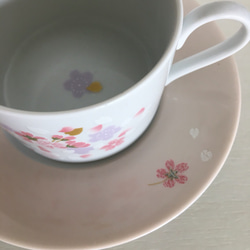 桜いっぱい♡カップアンドソーサー 4枚目の画像