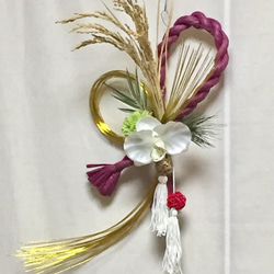 華やか「お正月のしめ縄飾り」胡蝶蘭 3枚目の画像