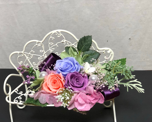 メルヘンなプリンセスフラワーアレンジ♡夢見るマーメイド♡造花アレンジ♡ メルヘンなプリンセスフラワーアレンジ♡夢見るマーメイド♡造花