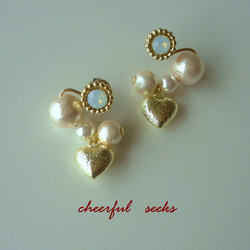 pearl　＆　heart　charm　０３ 1枚目の画像