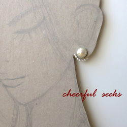 Pearl　back　charm　ｓ０２ 3枚目の画像