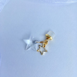 Swarovski☆Star☆充電口アクセサリー 2枚目の画像