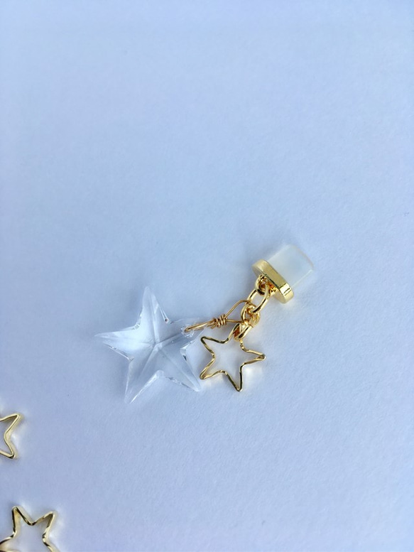 Swarovski☆Star☆充電口アクセサリー 4枚目の画像