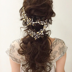 【wedding】小枝のヘッドドレス 1枚目の画像
