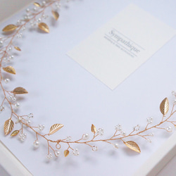 【wedding】シンプルめの小枝のヘッドドレス 3枚目の画像