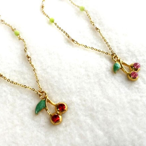 さくらんぼネックレス ネックレス・ペンダント DZEE.015