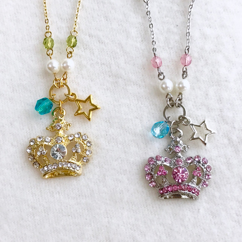王冠ネックレス ネックレス・ペンダント DZEE.015☆ディジー