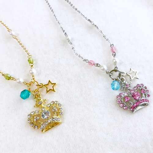 angelic pretty 王冠クマモチーフ ネックレス 王冠ネックレス ネックレス・ペンダント DZEE.015☆ディジー