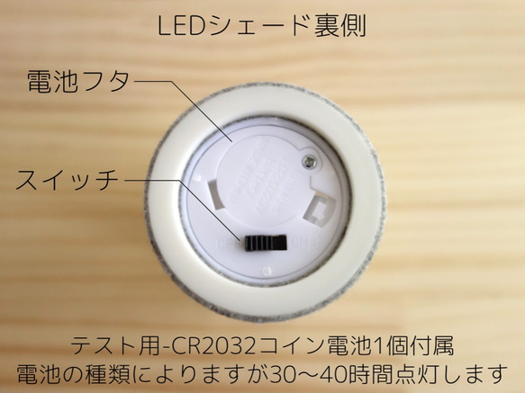 グリーンポット＆ケース、LEDキャンドルシェード、アロマディフューザー、リングスタンドのセット-槌目仕上げ調 6枚目の画像