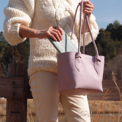 【パターンオーダー♥️】ちょこっとお出掛けミニバッグ『Moraine lavenderモーレーン ラベンダー』 8枚目の画像