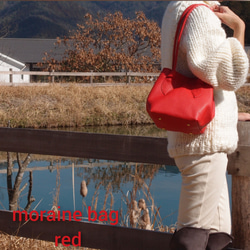 【パターンオーダー♥️】ちょこっとお出掛けミニバッグ『Moraine Redモーレーン レッド』 3枚目の画像
