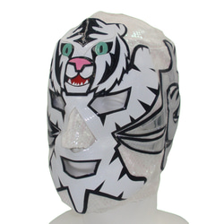 LUCHA白虎 マスク（ホワイトタイガー） / LUCHANIMALシリーズ / レプリカタイプ 2枚目の画像