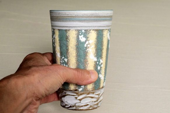 二色が回るロングカップ(Bw-012) 2枚目の画像