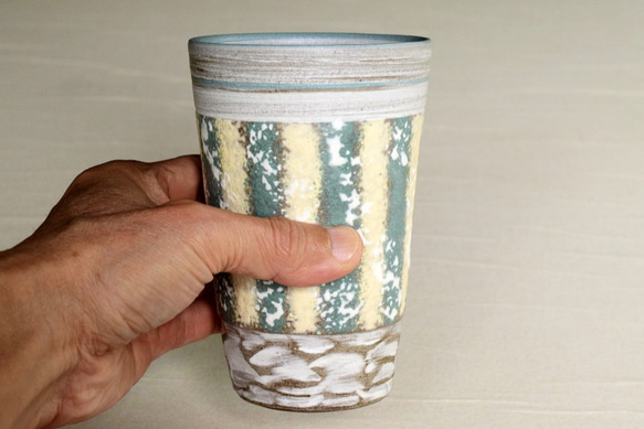 二色が回るロングカップ(Bw-014) 2枚目の画像