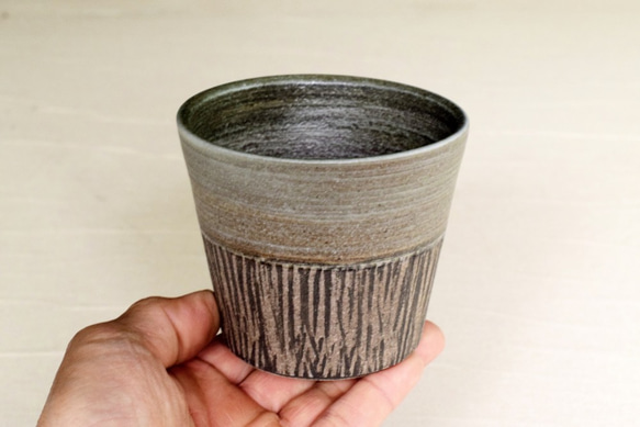 ゆったり立縞なカップ（Fw-028) 2枚目の画像