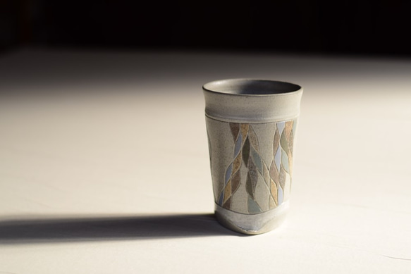 流葉模様のカップ（Fw-019) 5枚目の画像