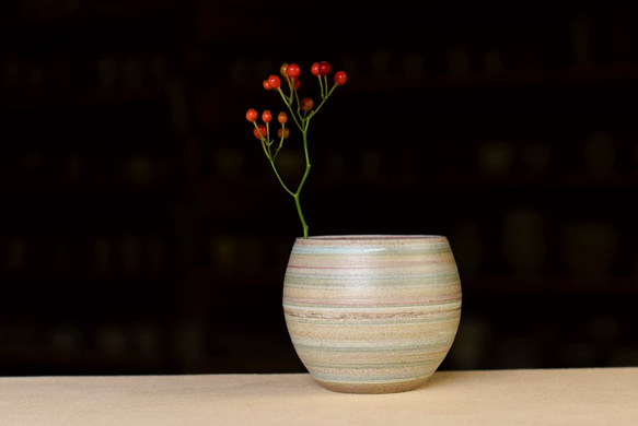 彩色層花瓶（Iw-015） 第3張的照片
