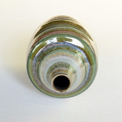 彩色分層圖案單花瓶（Iw-017） 第3張的照片