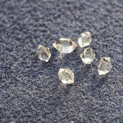 18k gold ring ~小さな天然石~　ﾊｰｷﾏｰﾀﾞｲﾔﾓﾝﾄﾞ 4枚目の画像