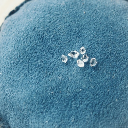 18k gold ring ~小さな天然石~　ﾊｰｷﾏｰﾀﾞｲﾔﾓﾝﾄﾞ 5枚目の画像