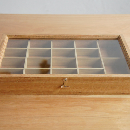 木製アクセサリーケース オーク ＊受注製作品＊（小物入れ
