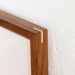 ＜サイズ選択可＞ NARROWフレーム　A4判〜　ウォルナット　<受注製作＞★特寸オーダー可 3枚目の画像