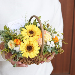 ひまわり（向日葵） プリザーブドフラワー のおすすめ人気通販｜Creema