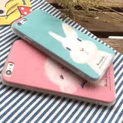 *+:｡.｡ Cutie Piggie and Bunny Soft Case for iPhone ｡.｡:+* 4枚目の画像