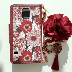 ゜:*:✼＊Nostalgic Floral Red Case for iPhone  ゜:*:✼＊ 3枚目の画像